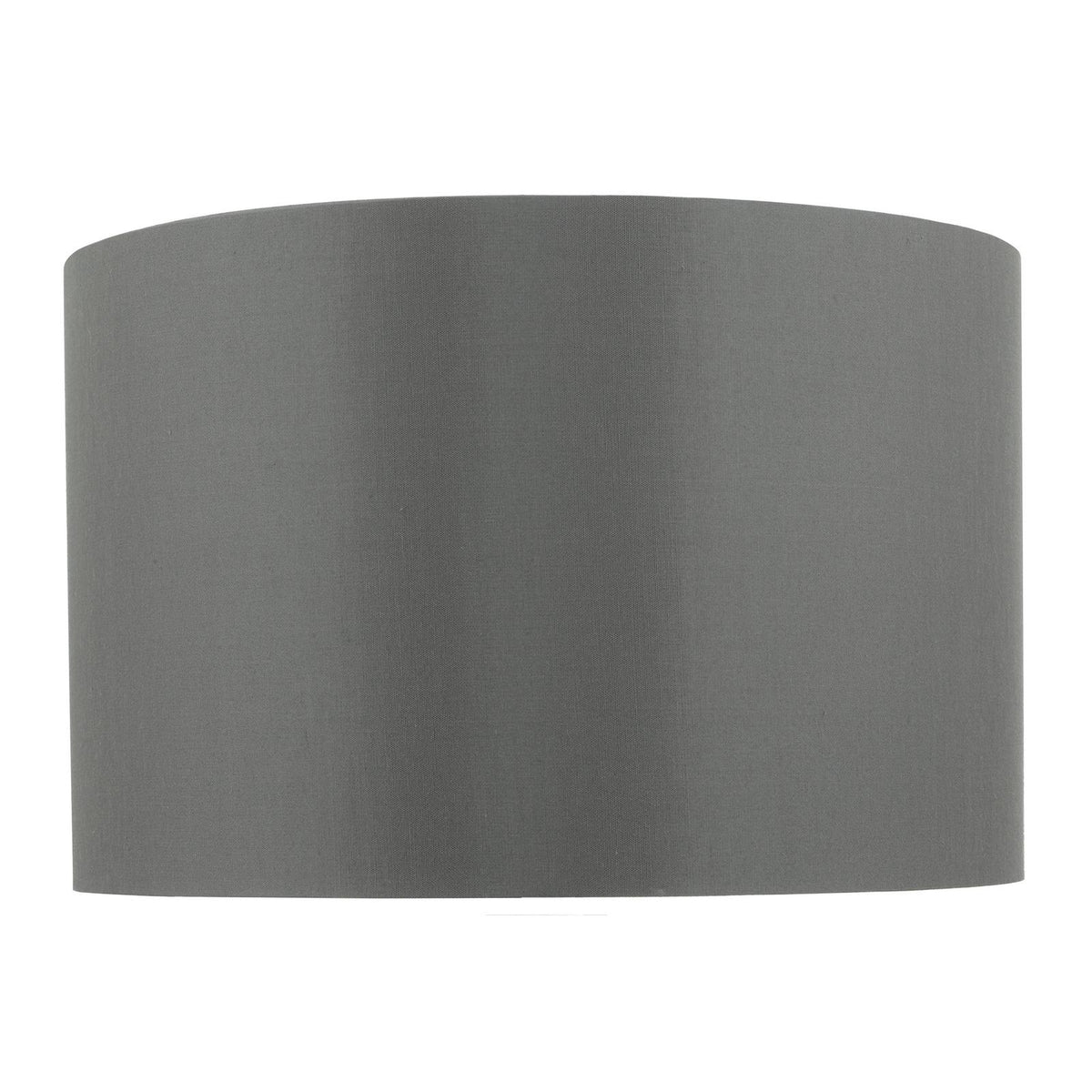 Quinn Grey Faux Silk Drum Shade 30cm