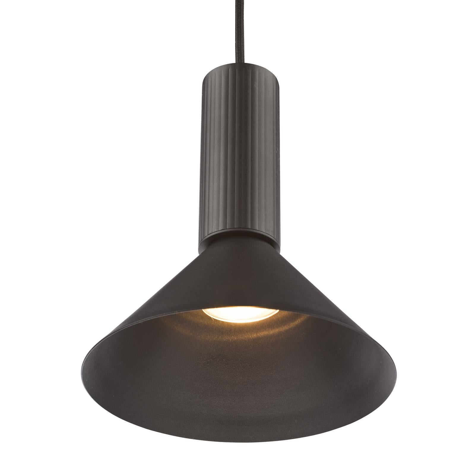 Ragnar Pendant / Wall Light Satin Black