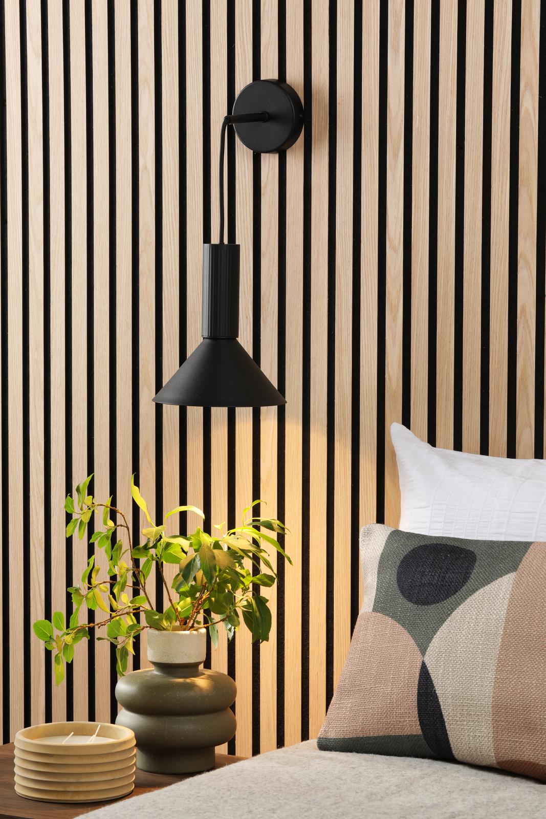 Ragnar Pendant / Wall Light Satin Black
