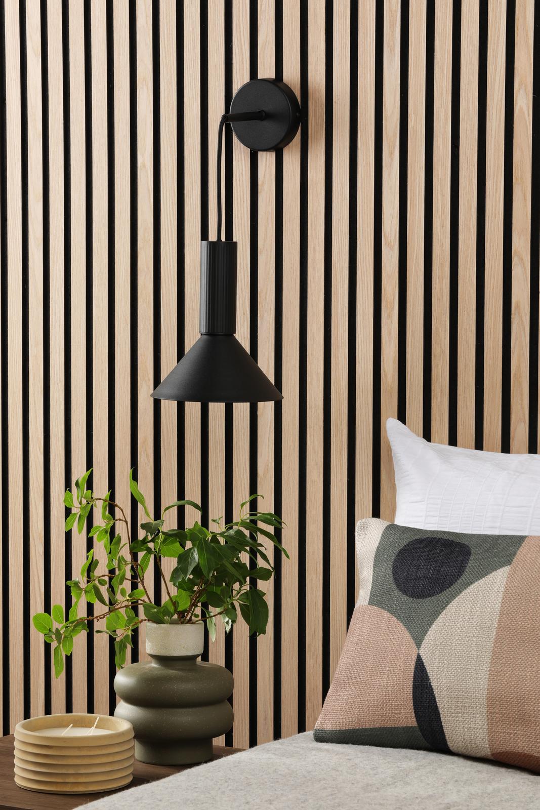 Ragnar Pendant / Wall Light Satin Black