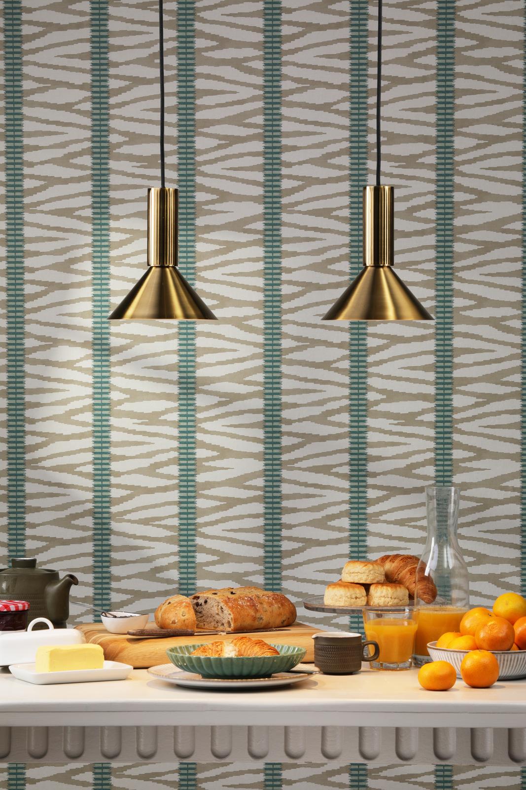 Ragnar Pendant/Wall Light Natural Brass