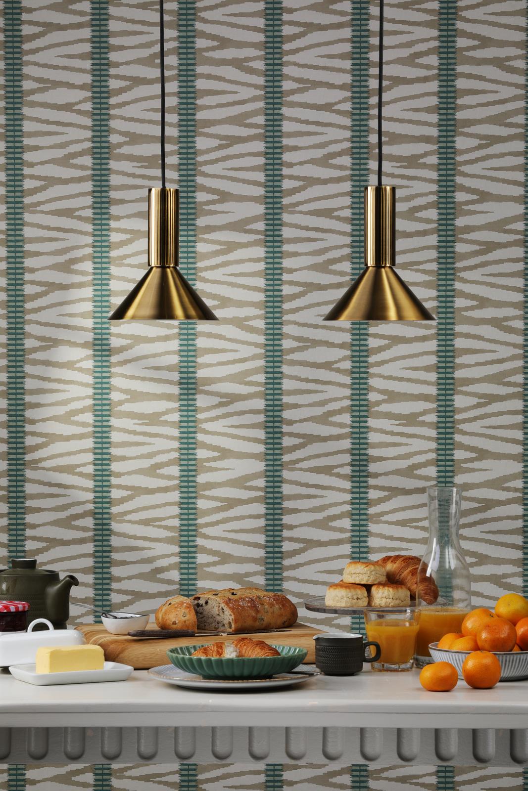 Ragnar Pendant/Wall Light Natural Brass