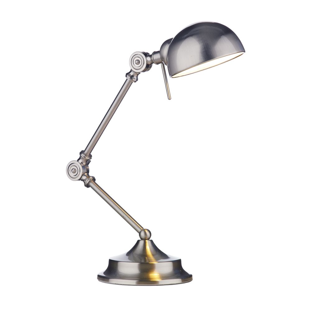 Ranger Task Table Lamp Satin Chrome