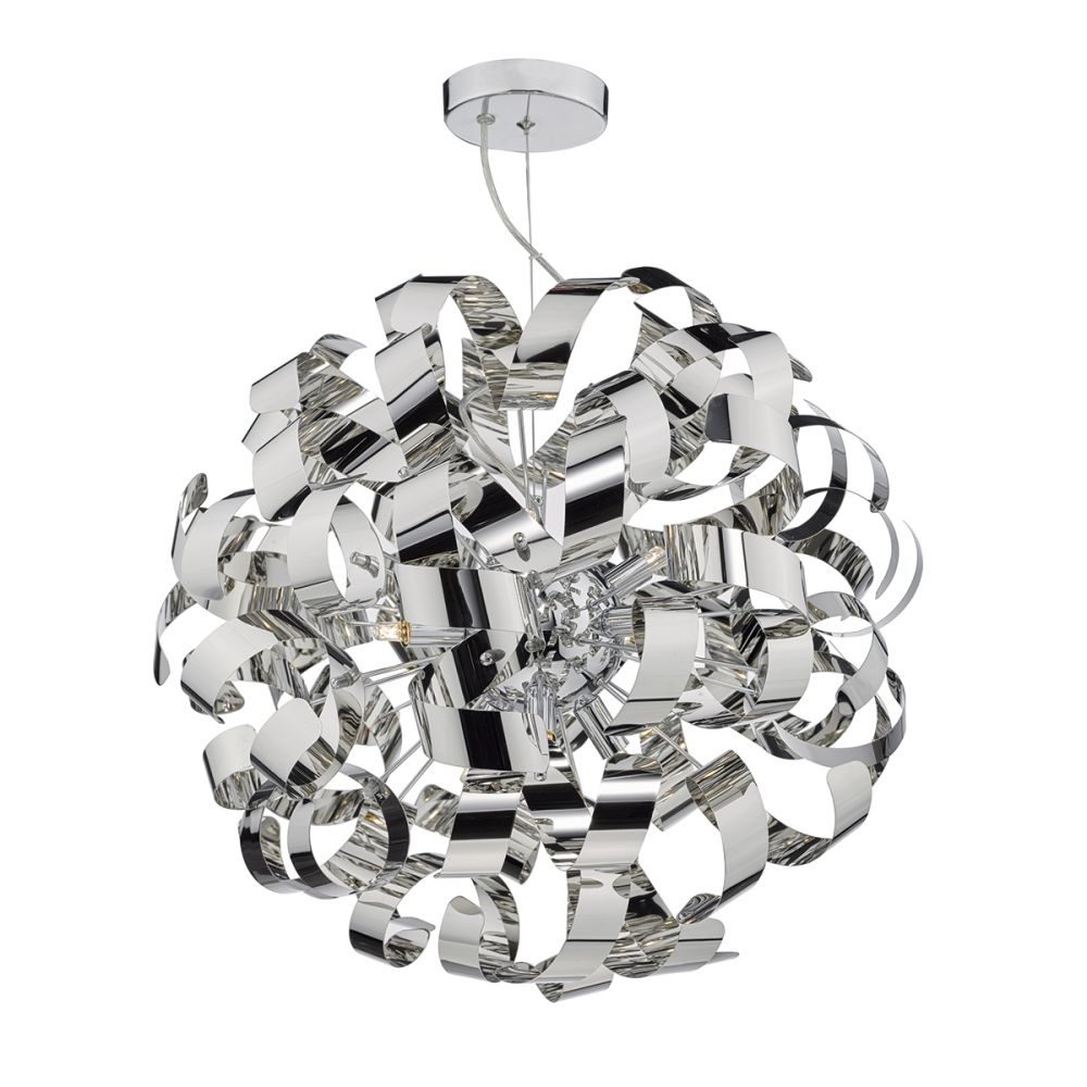 Rawley 9 Light Pendant Polished Chrome