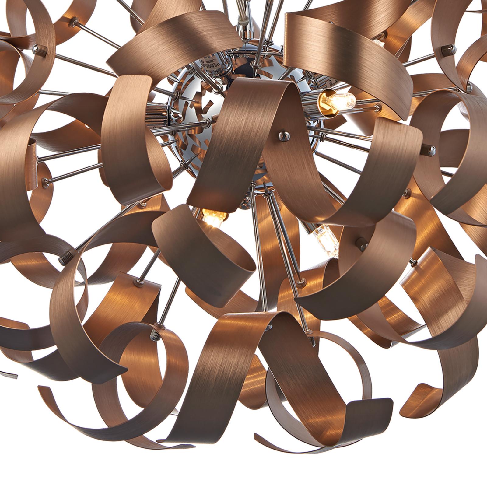 Rawley 9 Light Pendant Brushed Copper