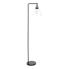 Ray Floor Lamp Antique Brass and Glass