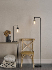 Ray Floor Lamp Antique Brass and Glass