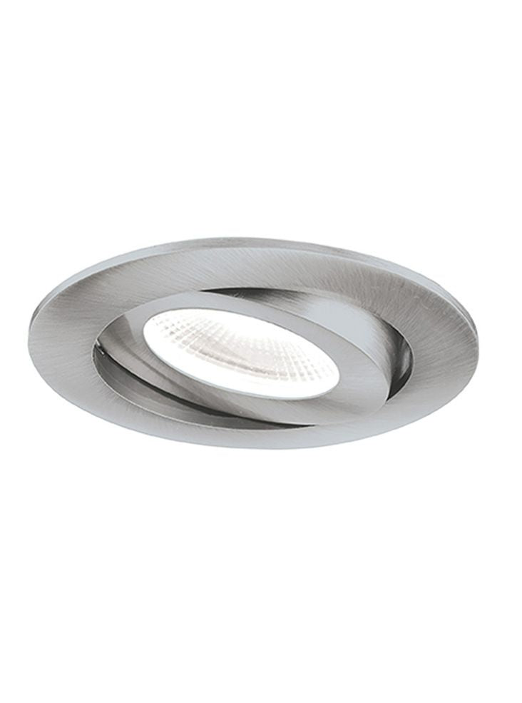 LED 3000K Adjustable Downlight with Chrome Bezel