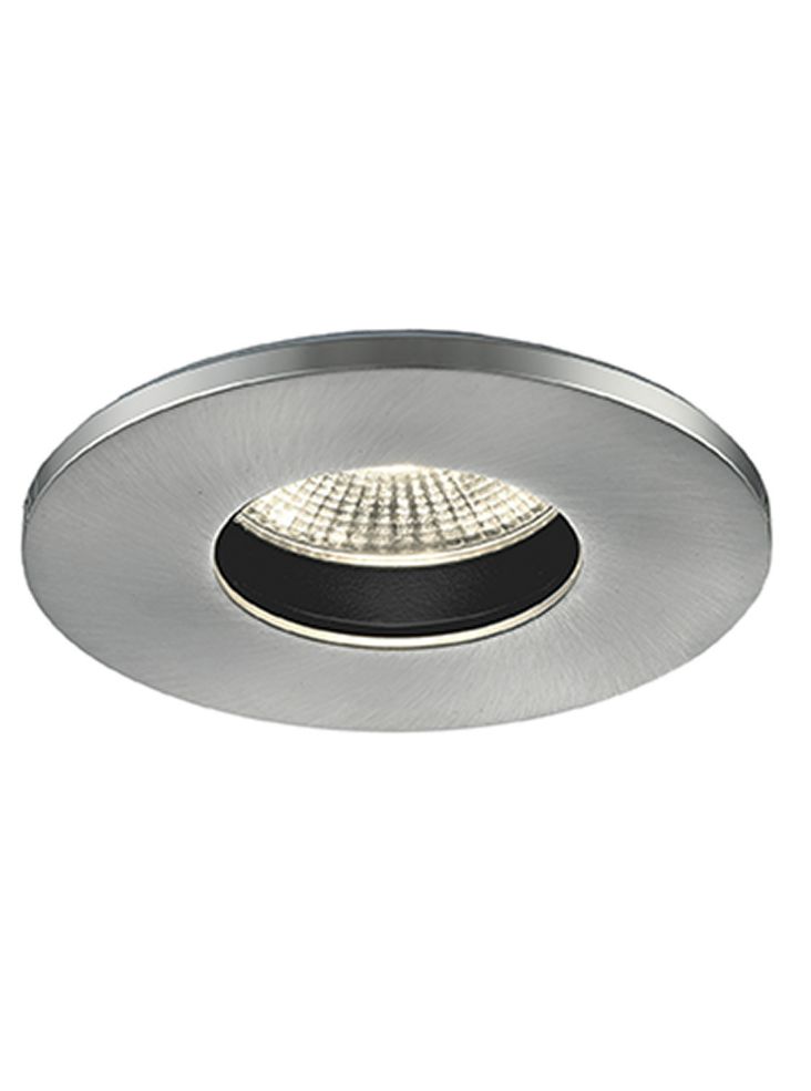 LED 3000K Anti-Glare Downlight with Satin Nickel Bezel