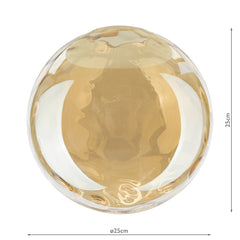 Ripple Easy Fit Pendant Champagne Glass