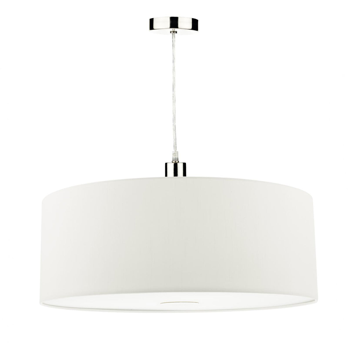Ronda White Faux Silk Easy Fit Shade 60cm