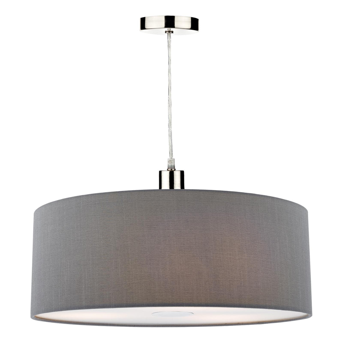 Ronda Grey Faux Silk Easy Fit Shade 60cm