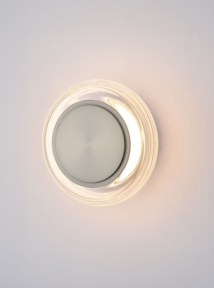 Roue Satin Nickel LED Ceiling / Wall Light