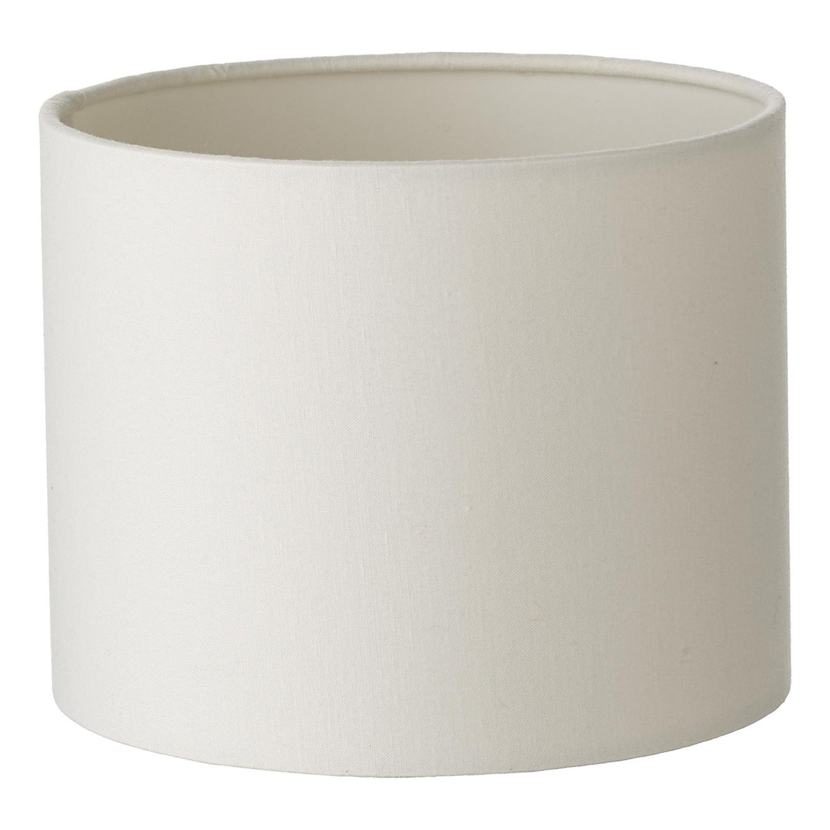 Ferrara Ivory Cotton Drum Shade 15cm