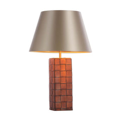Saddler Table Lamp Leather Effect Base Only