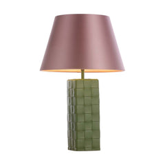 Saddler Table Lamp Bespoke Leather Effect Base Only