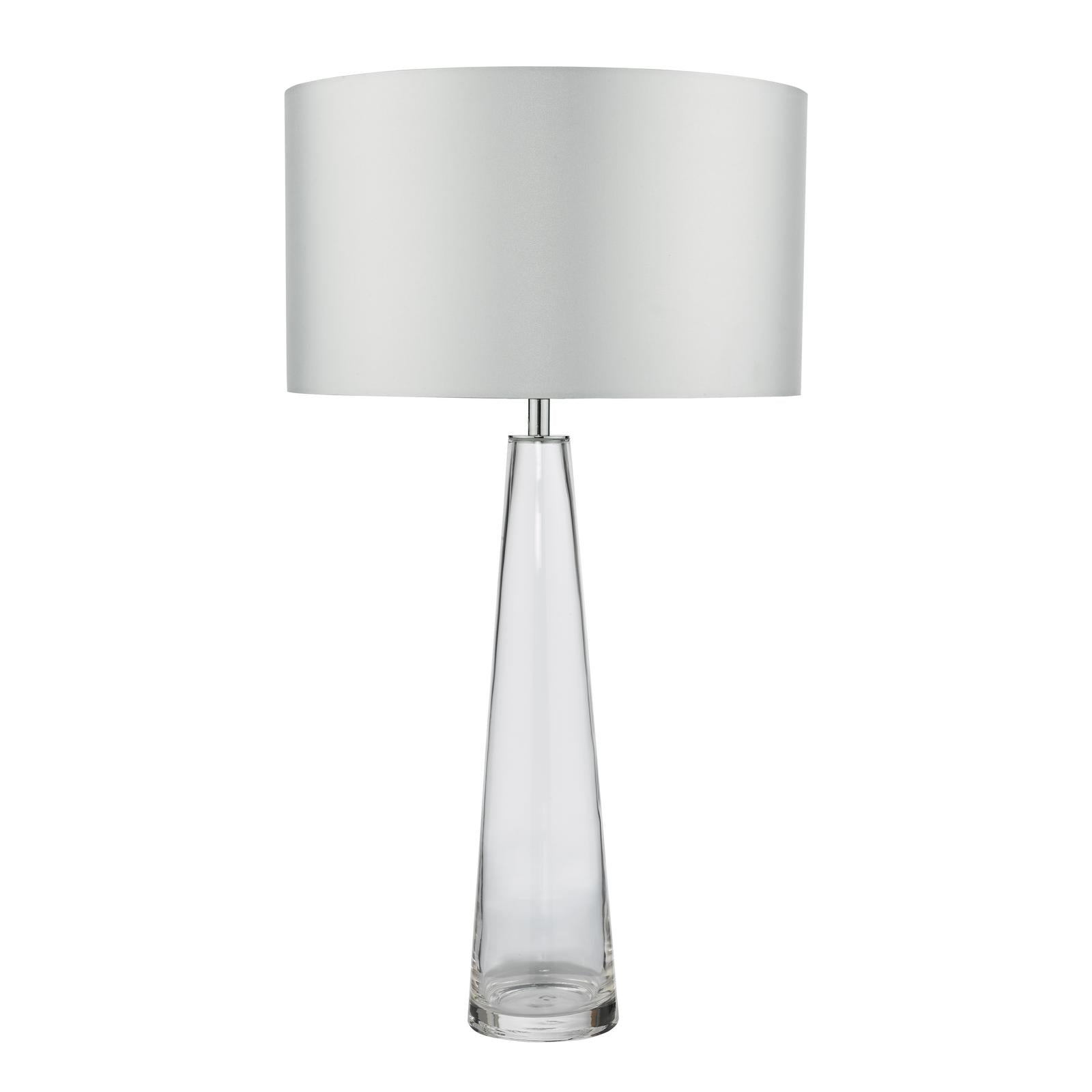 Samara Table Lamp Clear Glass Base Only