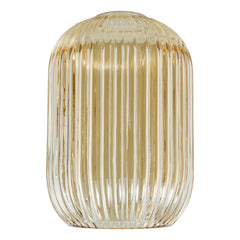 Sawyer Easy Fit Shade Champagne Ribbed Glass