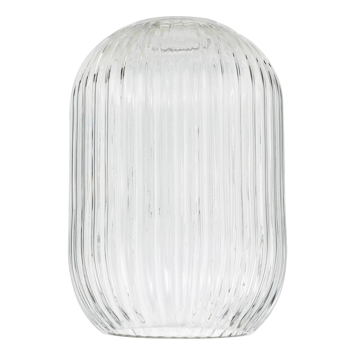 Sawyer Easy Fit Shade Clear Ribbed Glass