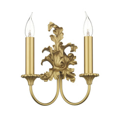 David Hunt Lighting Ormolu Double Wall Light Gold   SC22