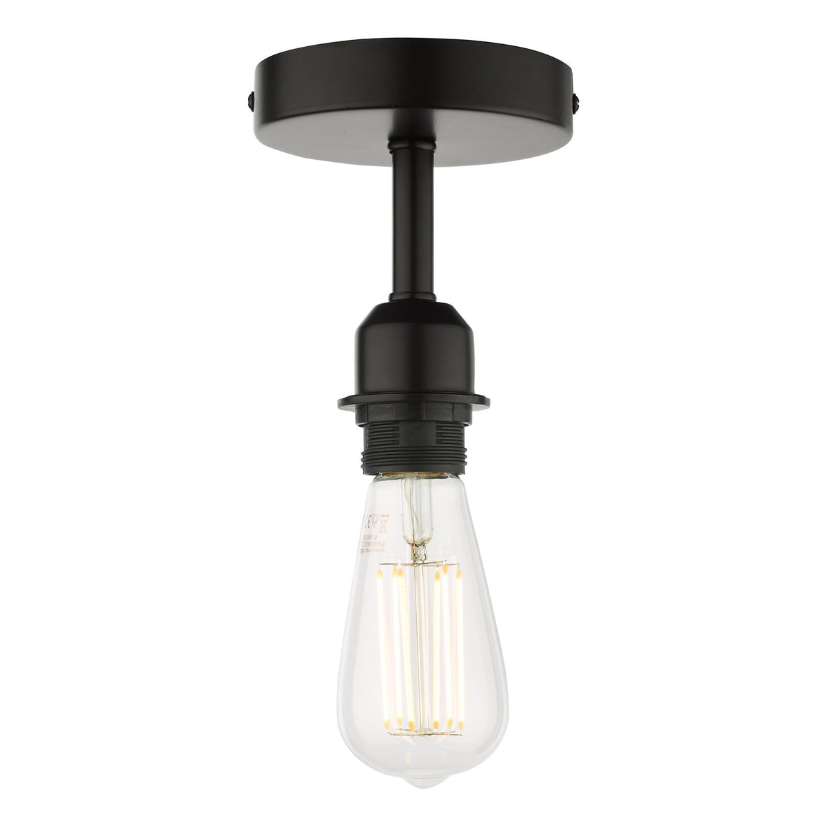 SF0122 Semi Flush Suspension Matt Black Bracket Only