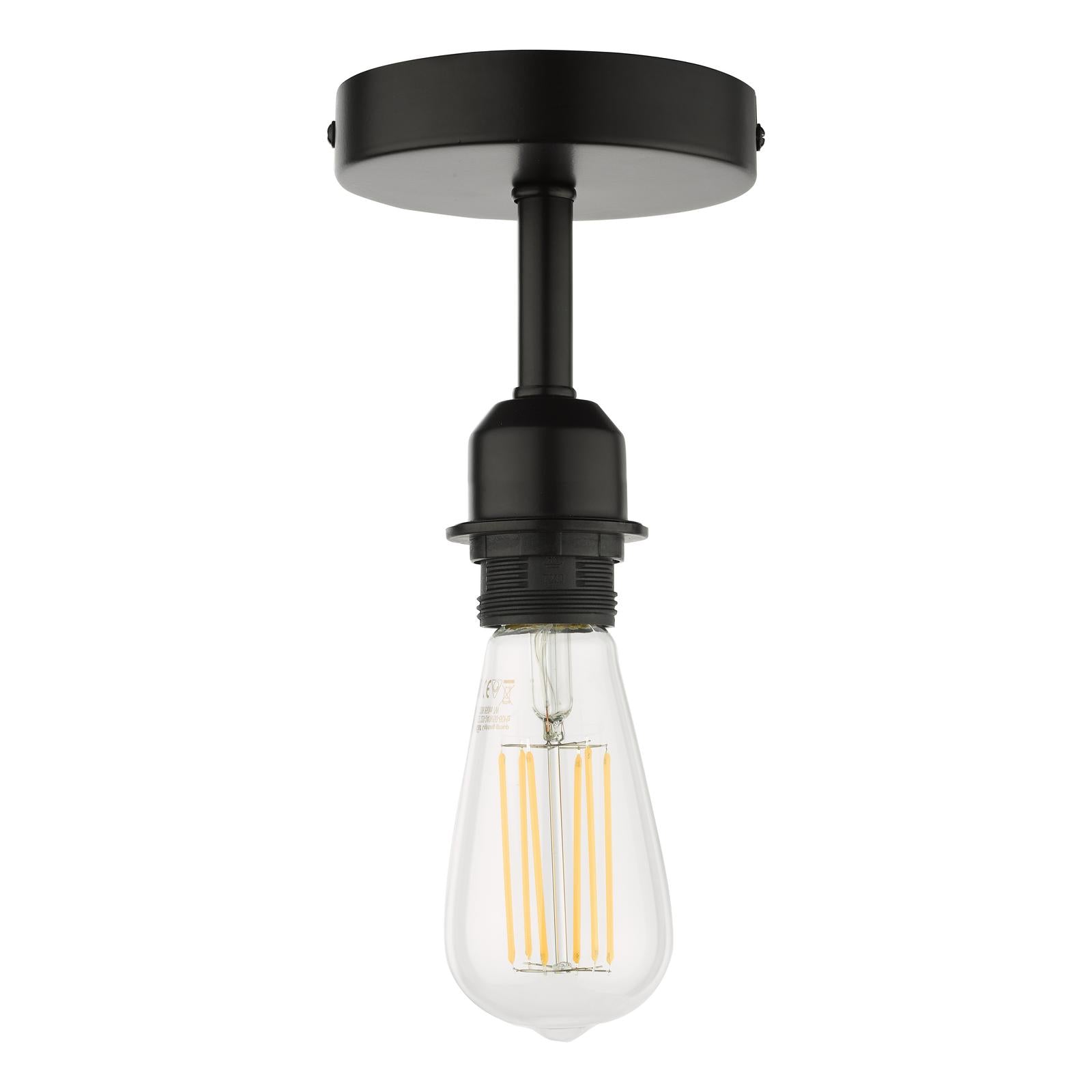 SF0122 Semi Flush Suspension Matt Black Bracket Only