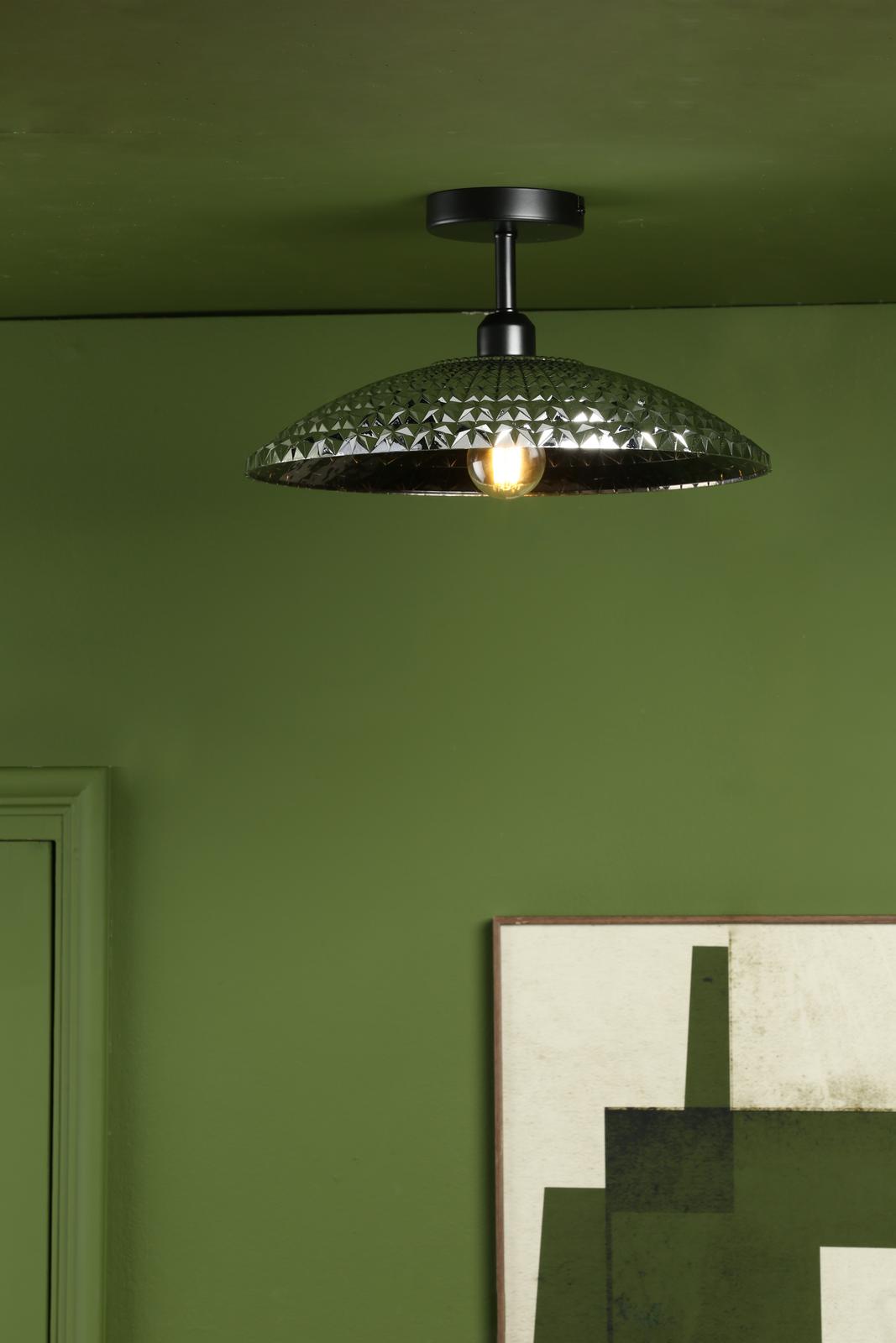 SF0122 Semi Flush Suspension Matt Black Bracket Only