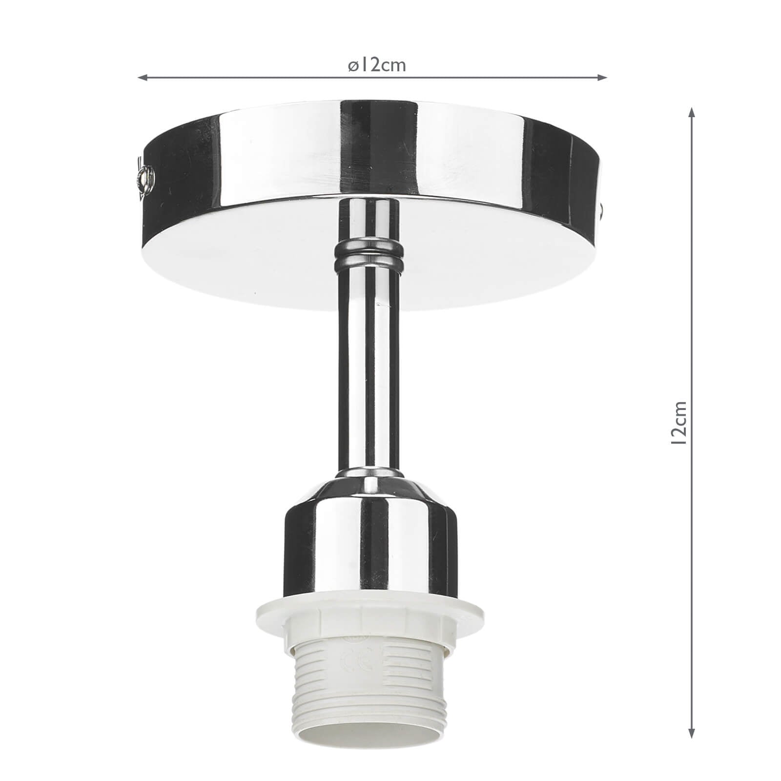 SF0150 Semi Flush Suspension Polished Chrome Bracket Only