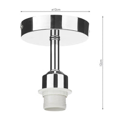 SF0150 Semi Flush Suspension Polished Chrome Bracket Only