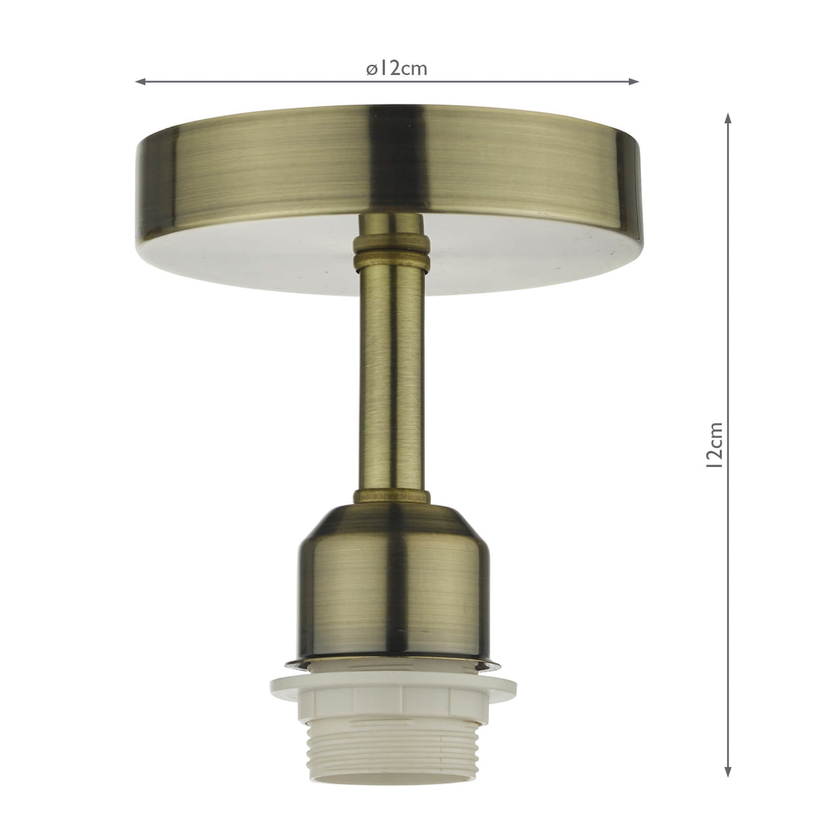 SF0175 Semi Flush Suspension Antique Brass Bracket Only