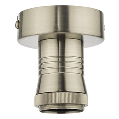 SFB4861 E27 Semi Flush Suspension Antique Chrome Bracket Only