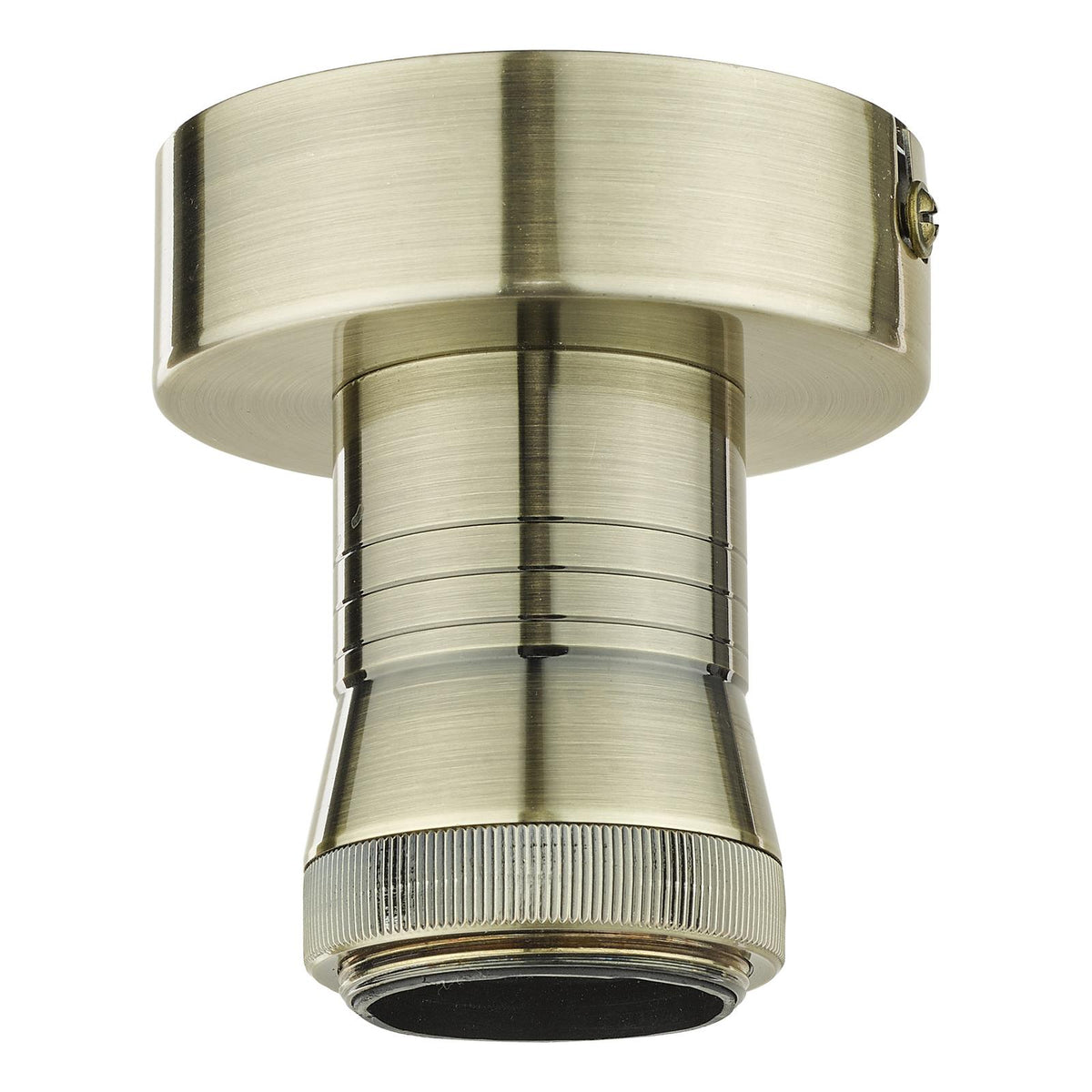 SFB4875 E27 Semi Flush Suspension Antique Brass Bracket Only