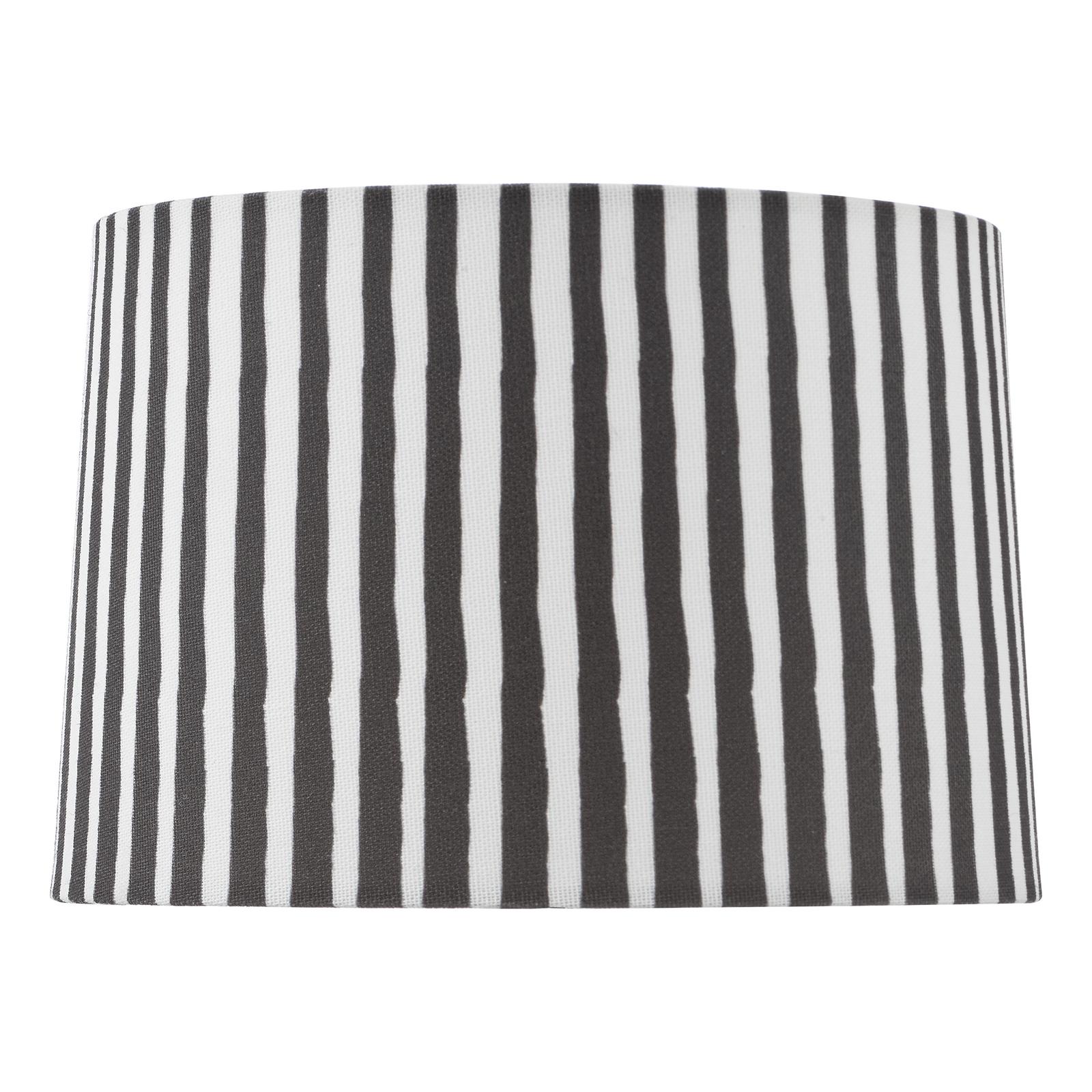 Sosa Black Cotton Tapered Square Shade 22cm