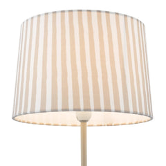 Sosa Table Lamp Matt Taupe With Shade