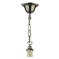 1 Light Single Suspension Complete With 50CM Chain Antique Brass