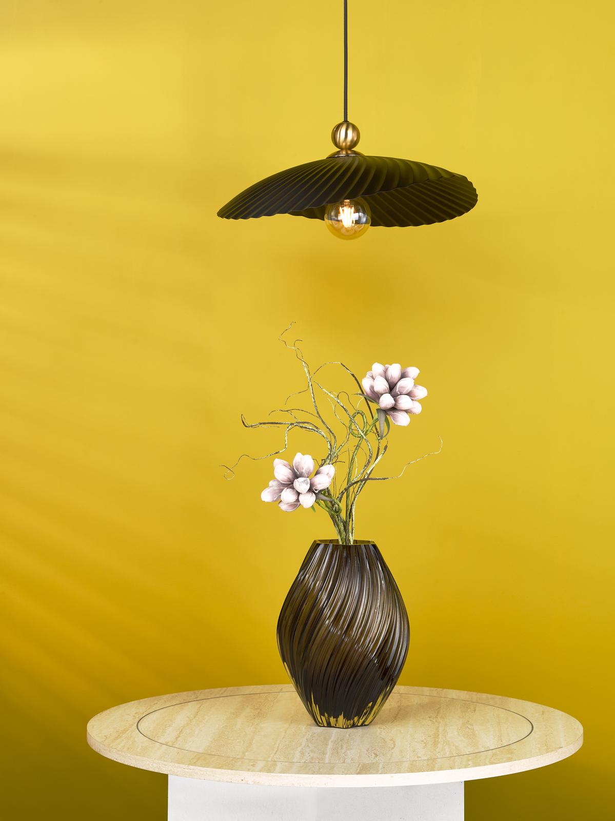 1 Light E27 Satin Brass Suspension