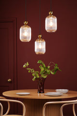 1 Light E27 Satin Brass Suspension