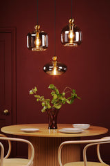 1 Light E27 Satin Brass Suspension