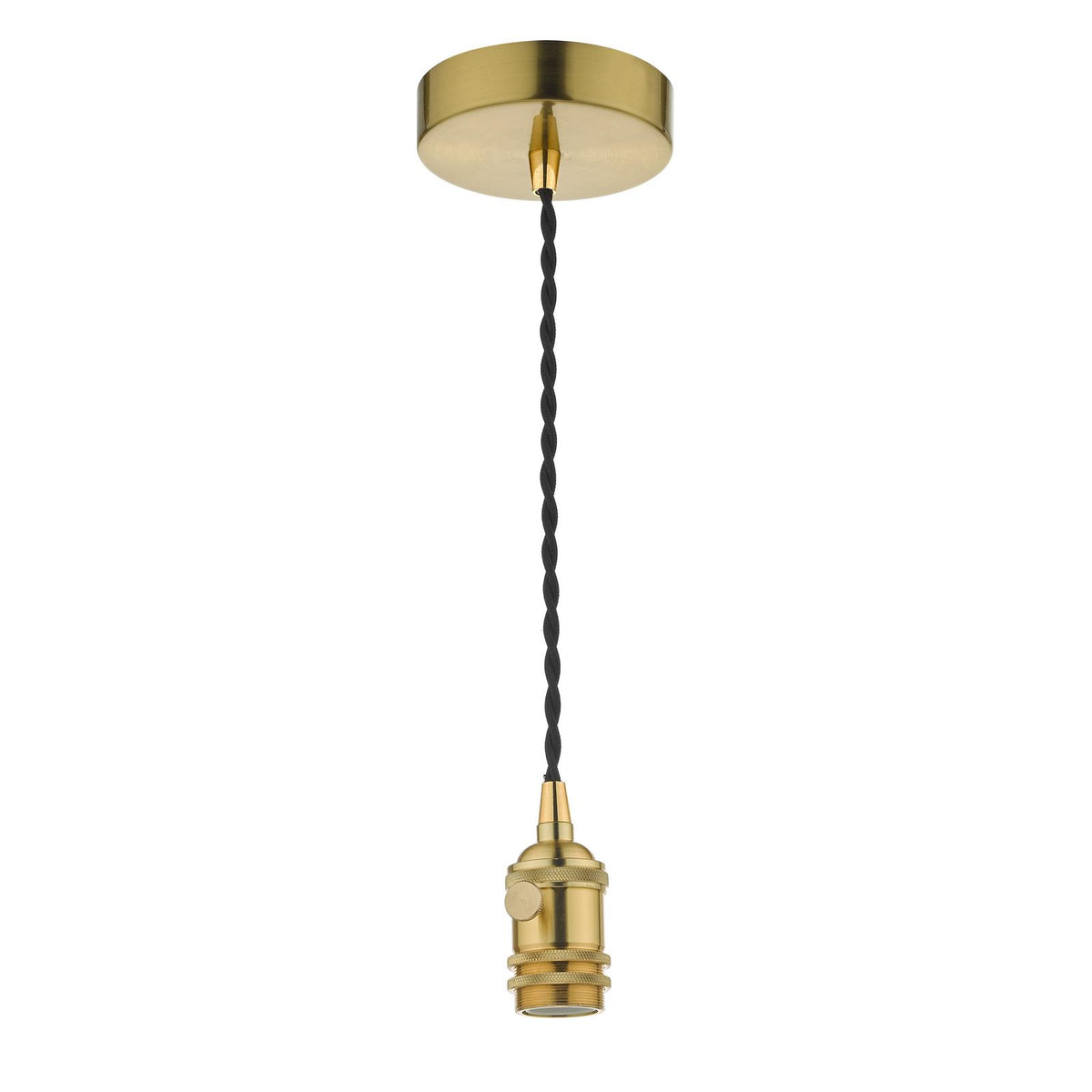 1 Light Suspension In Brass