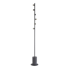Spiral 6 Light Floor Lamp Matt Black Fitting Only