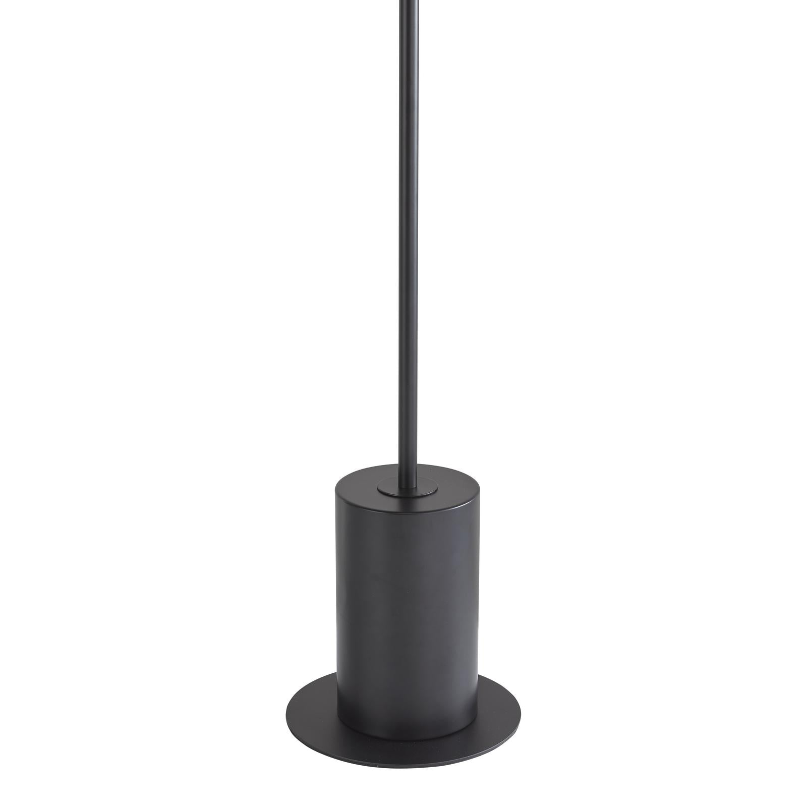 Spiral 6 Light Floor Lamp Matt Black Fitting Only