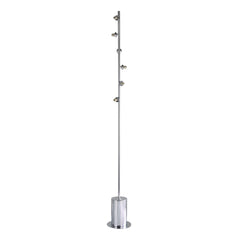 Spiral 6 Light Floor Lamp Polished Chrome Fitting Only