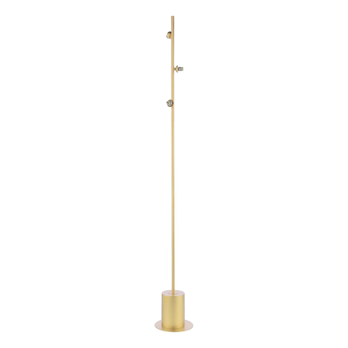 Spiral 3 Light Floor Lamp Matt Gold Base Only