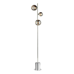 Spiral 3 Light Floor Lamp Polished Chrome