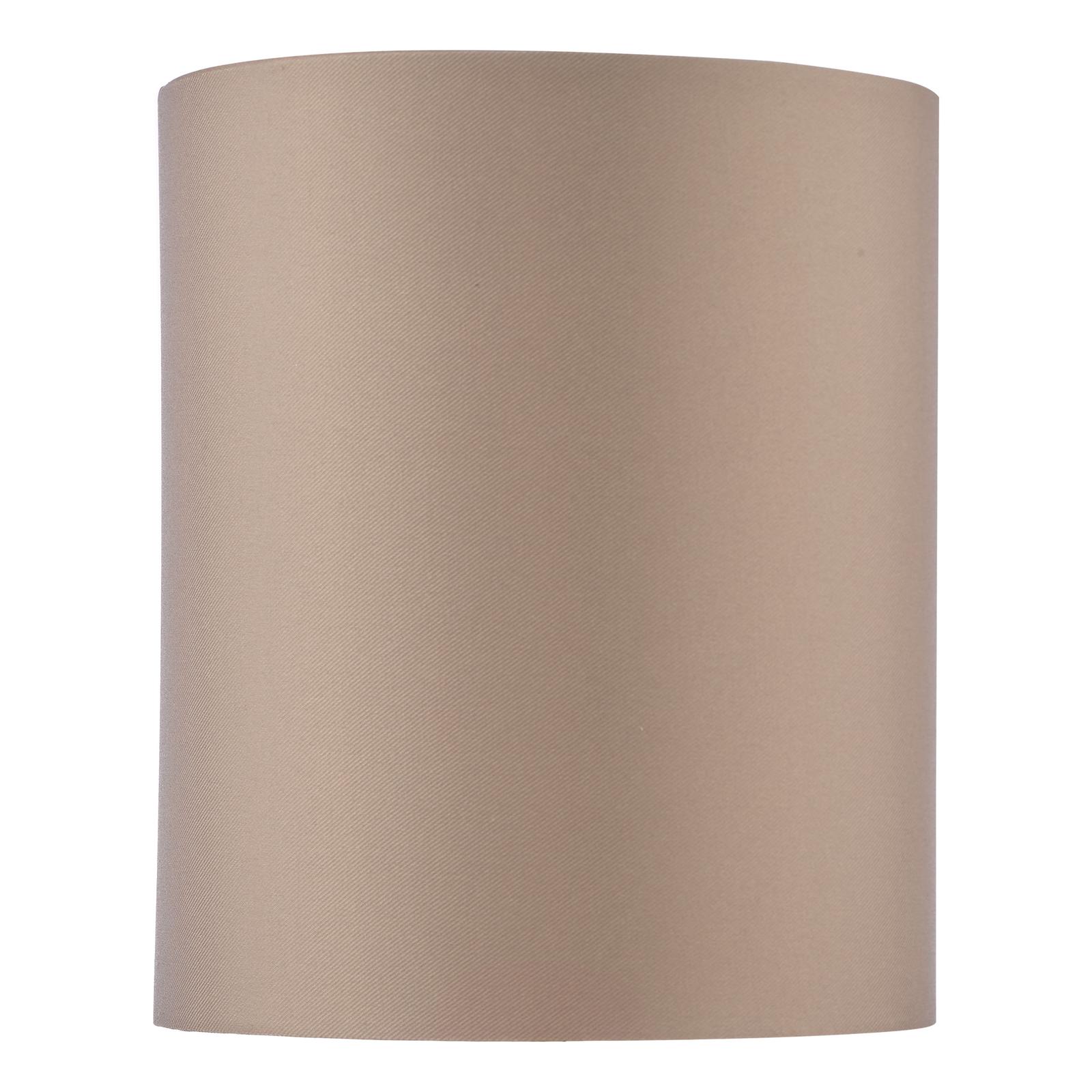 Suelita Taupe Cotton Cylinder Shade 18.5cm