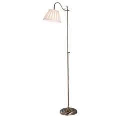 Suffolk Floor Lamp Antique Brass With Shade