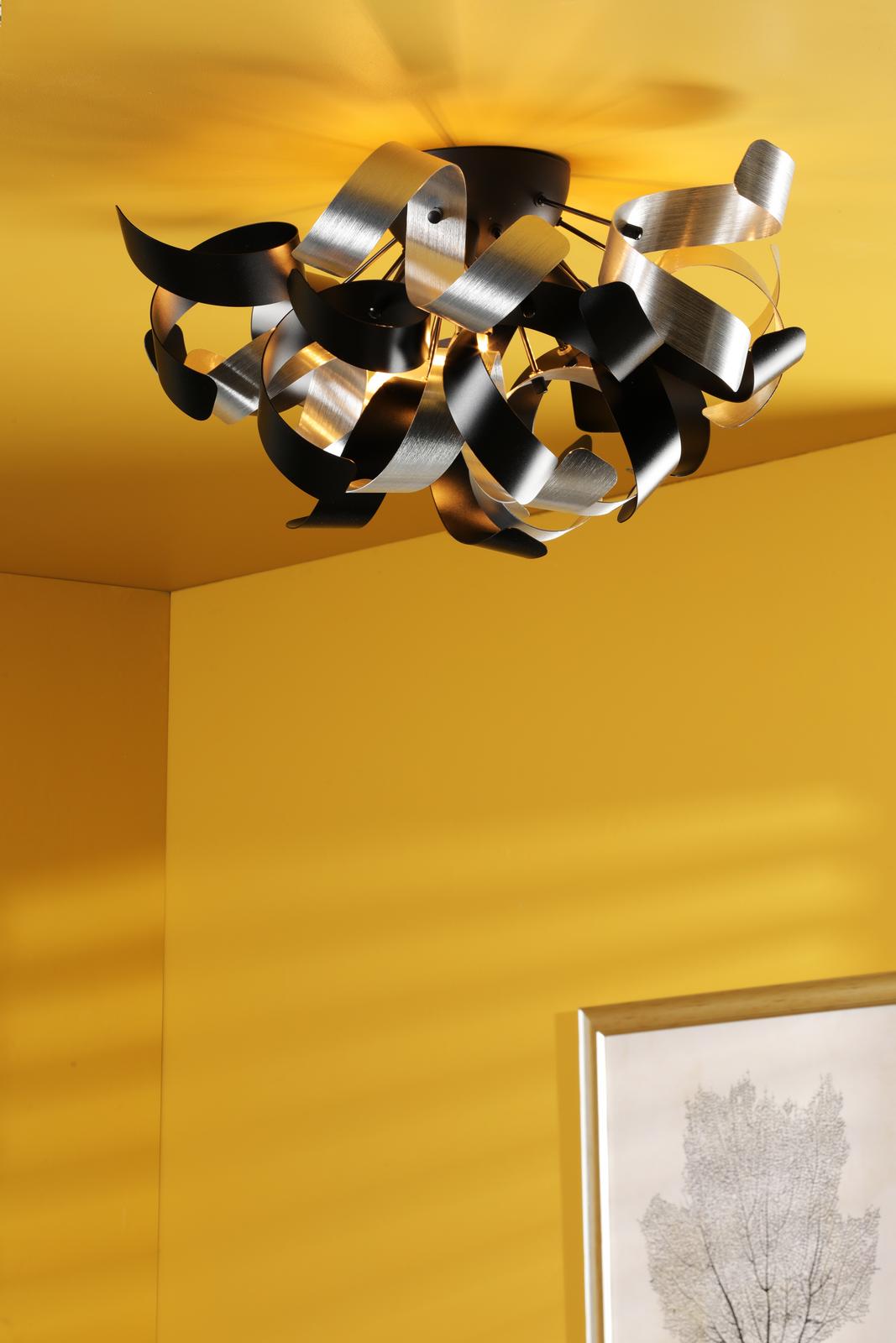Swash 4 Light Flush Black - Fitting Only