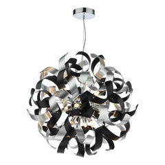 Swash 9 Light Polished Chrome Various Ribbons