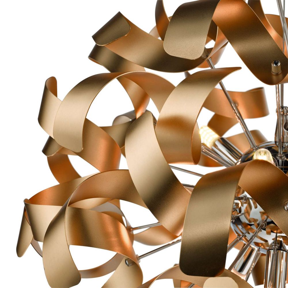 Swash 9 Light Polished Chrome Various Ribbons