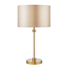 Sylvester Table Lamp Antique Brass With Shade